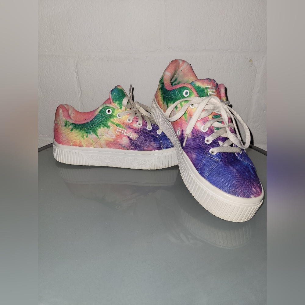 Fila Sandblast Tie Dye Panache Stack Platform - Women's 7.5